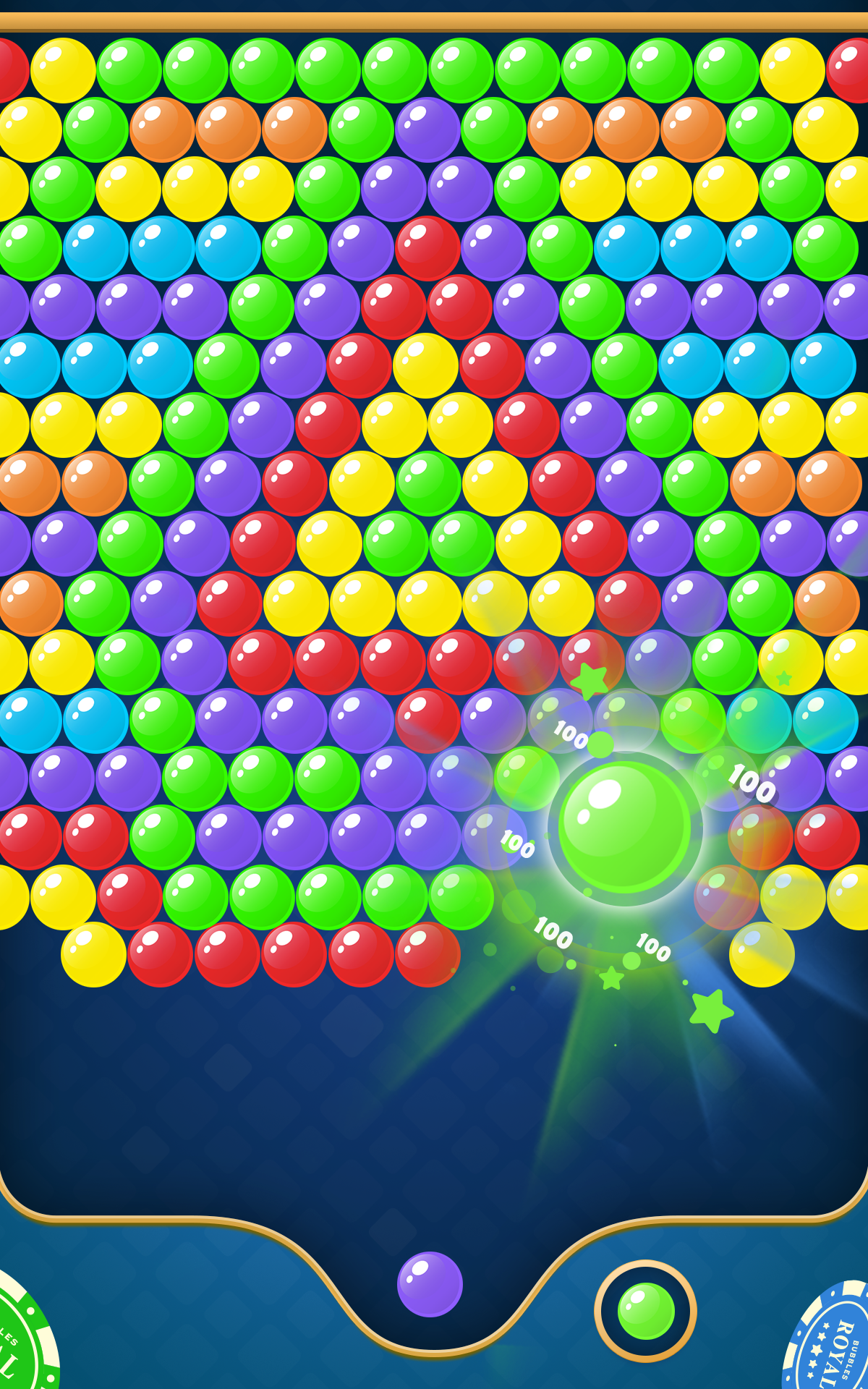 Bubble Royal screenshot game