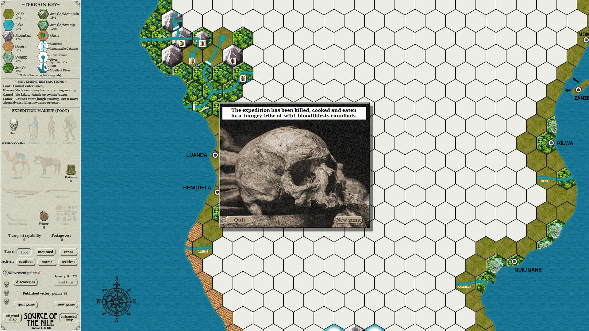 Source of the Nile Digital Edition Game Screenshot