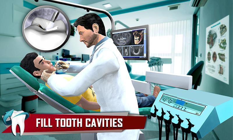 牙醫手術ER緊急醫生醫院遊戲遊戲截圖