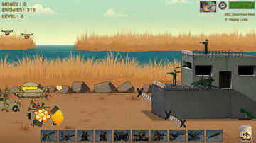 Defensive Attacks Game Screenshot