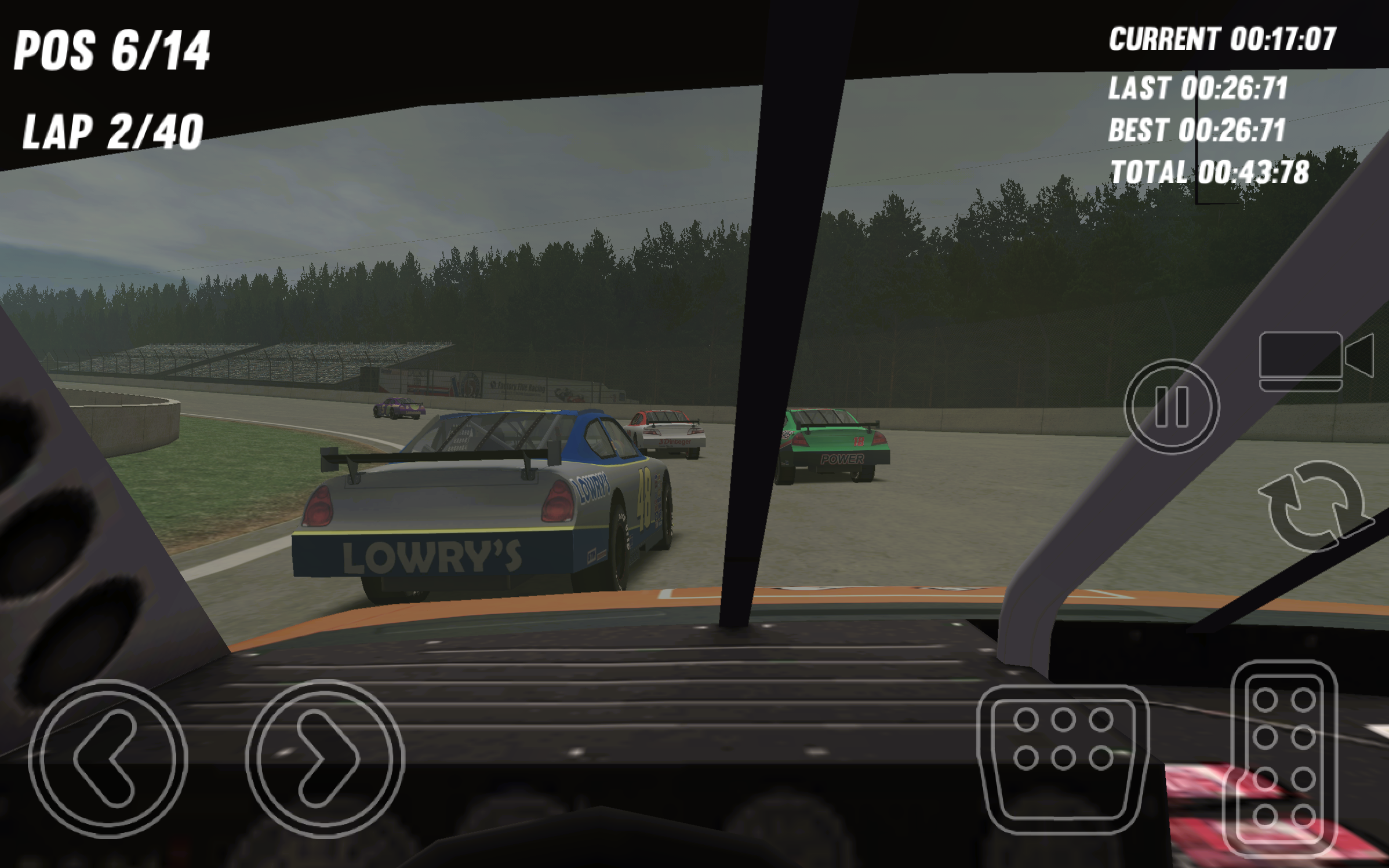 Thunder Stock Cars 2 Game Screenshot