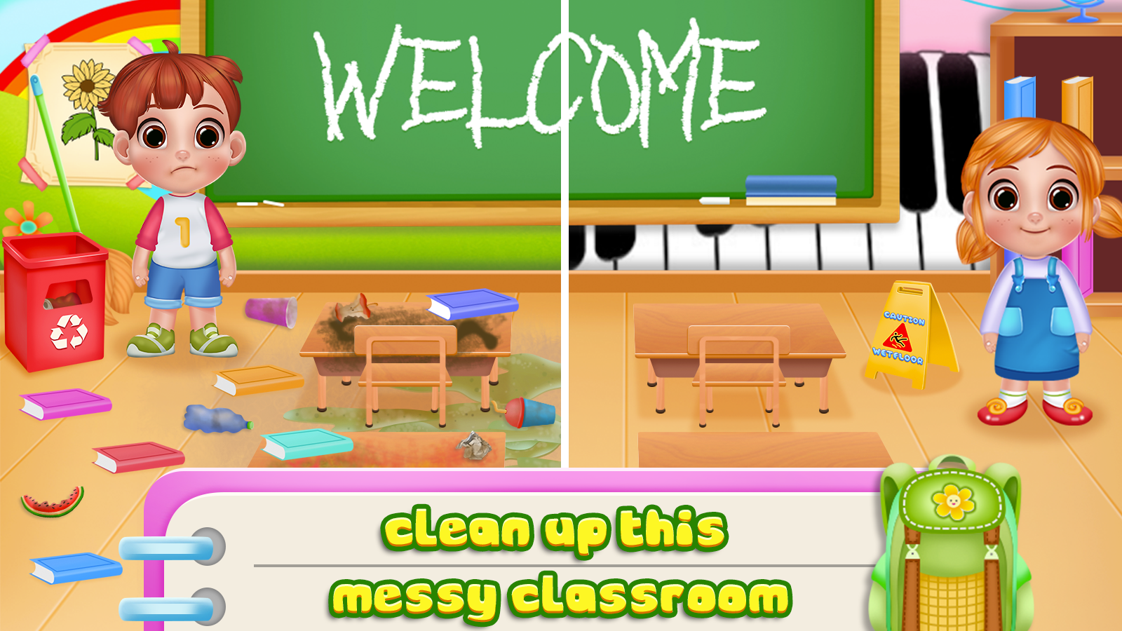 My First day of school daycare Game Screenshot