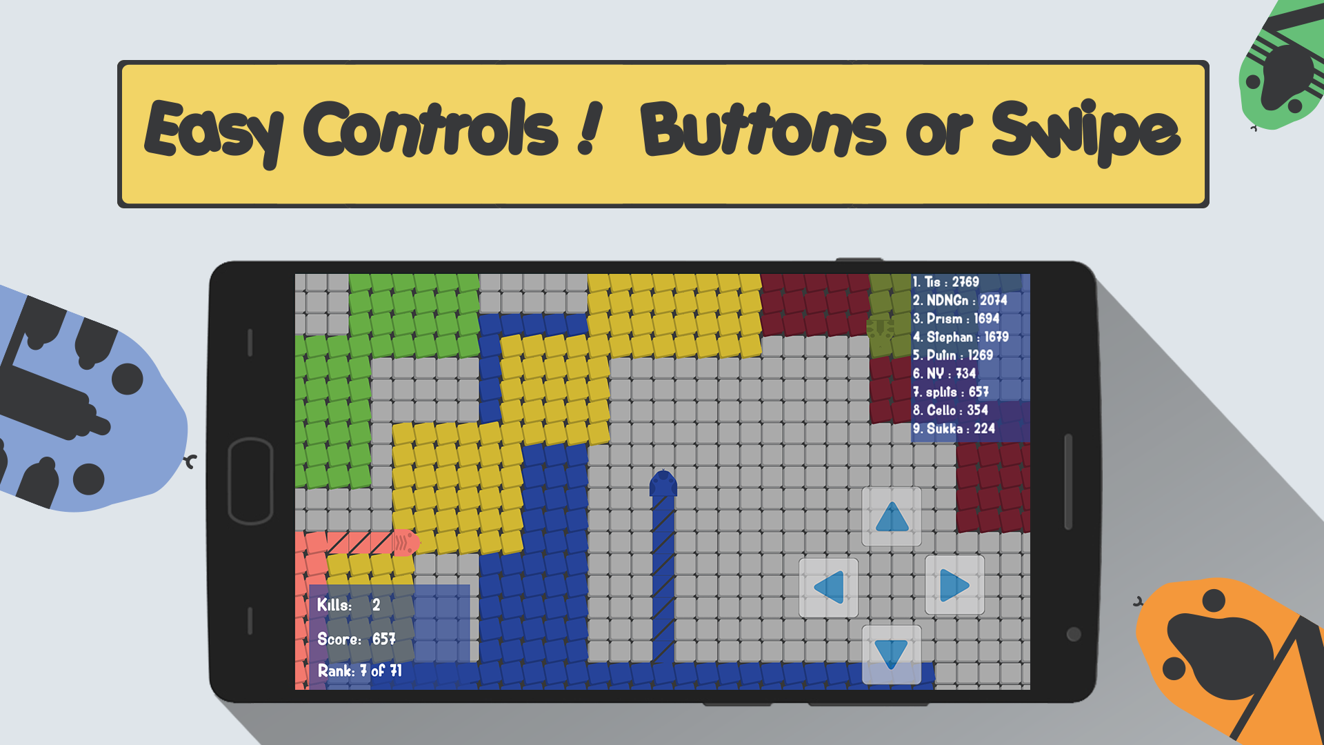 Splits.io - Splix Snake Game ゲームのスクリーンショット