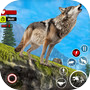 Icon of Wild Wolf Animal Sim Games