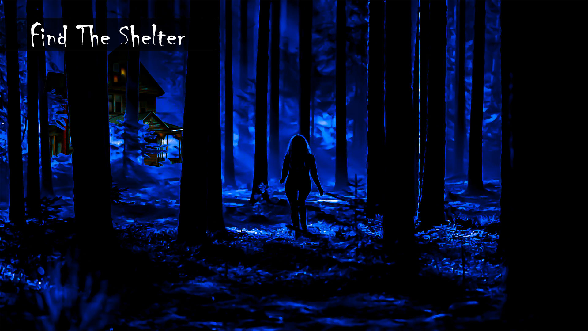 Dark Haunted Forest Survival Game Screenshot