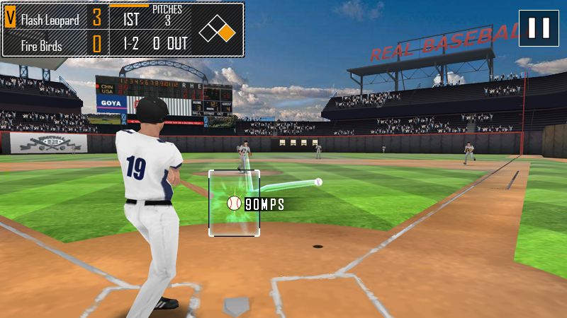 리얼 베이스볼 3D 게임 스크린 샷