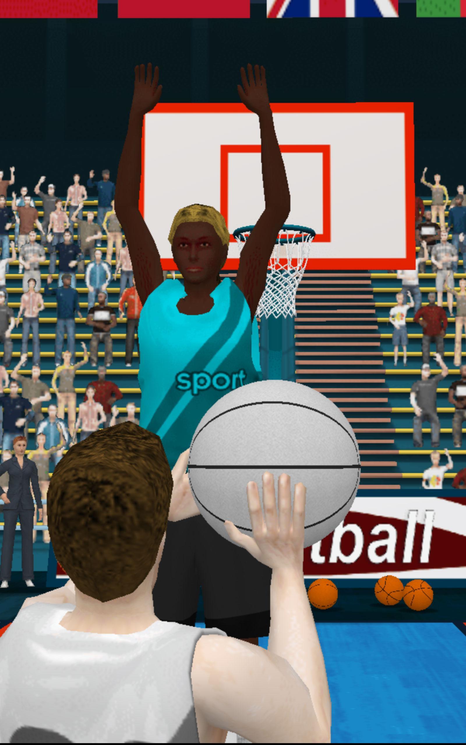 Summer Sports: Basketball Game Screenshot