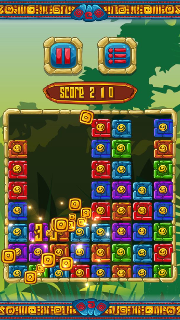 Boxes: three in a row screenshot game