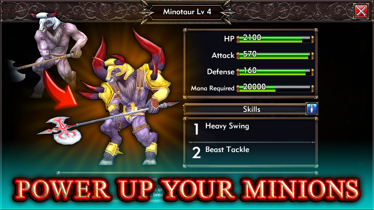 Скриншот игры Fortress Legends