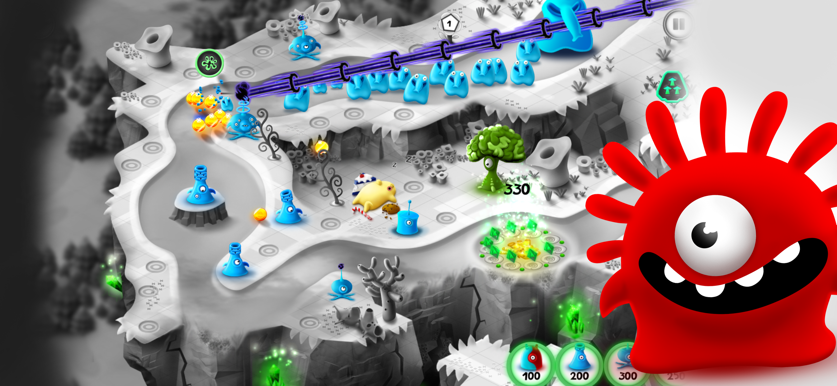 Jelly Defense Game Screenshot