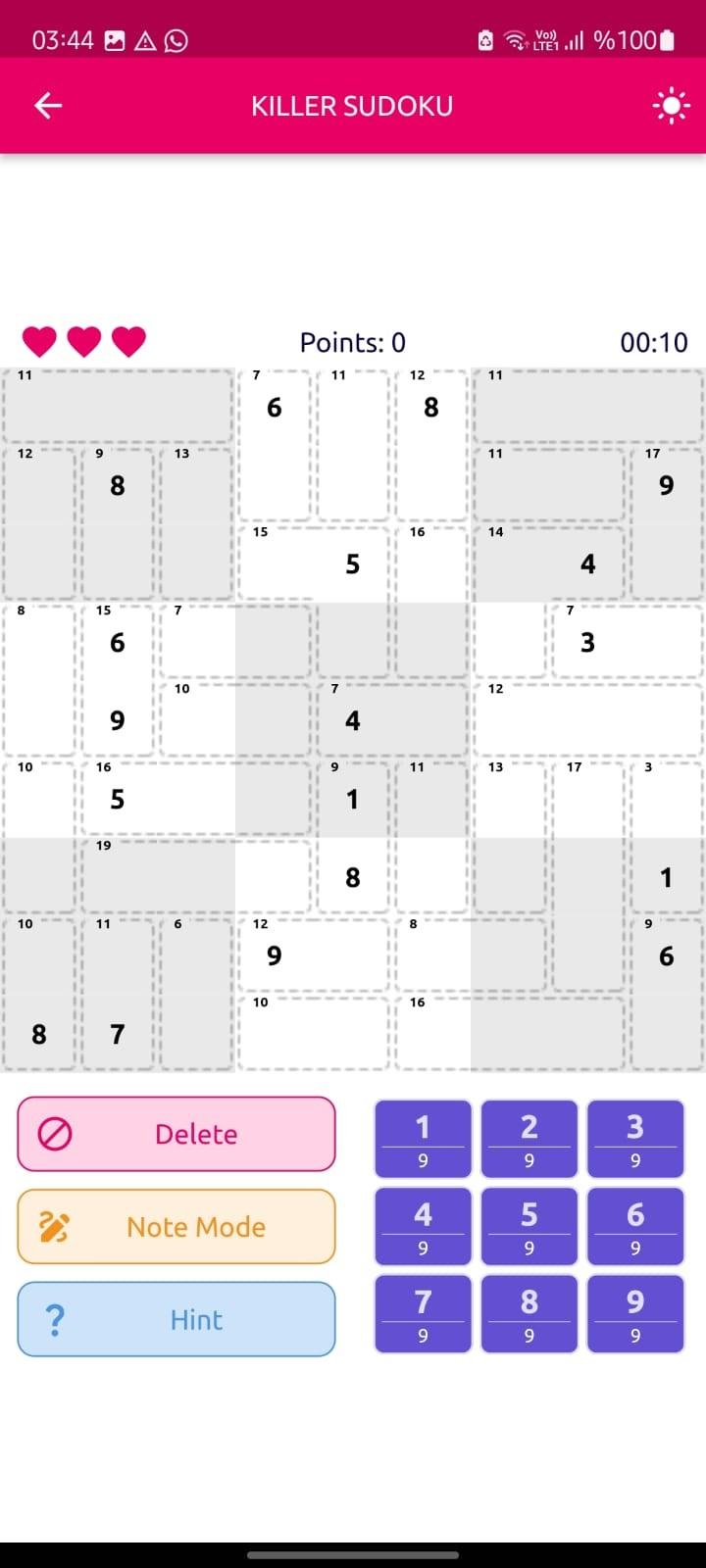 Sudoku Master Pro ภาพหน้าจอเกม