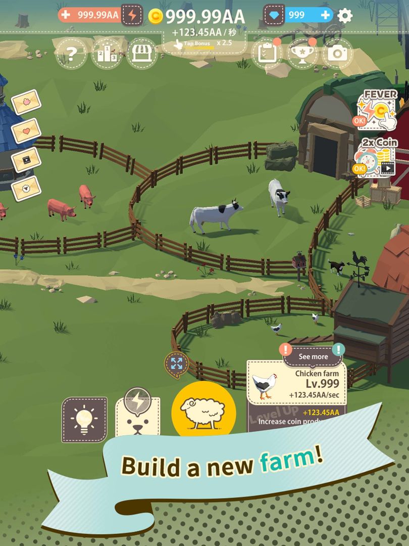 Tap Tap Animal Farm ! 게임 스크린 샷