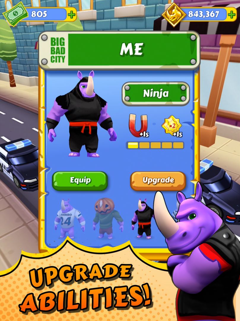 Screenshot of Rhinbo - Runner Game