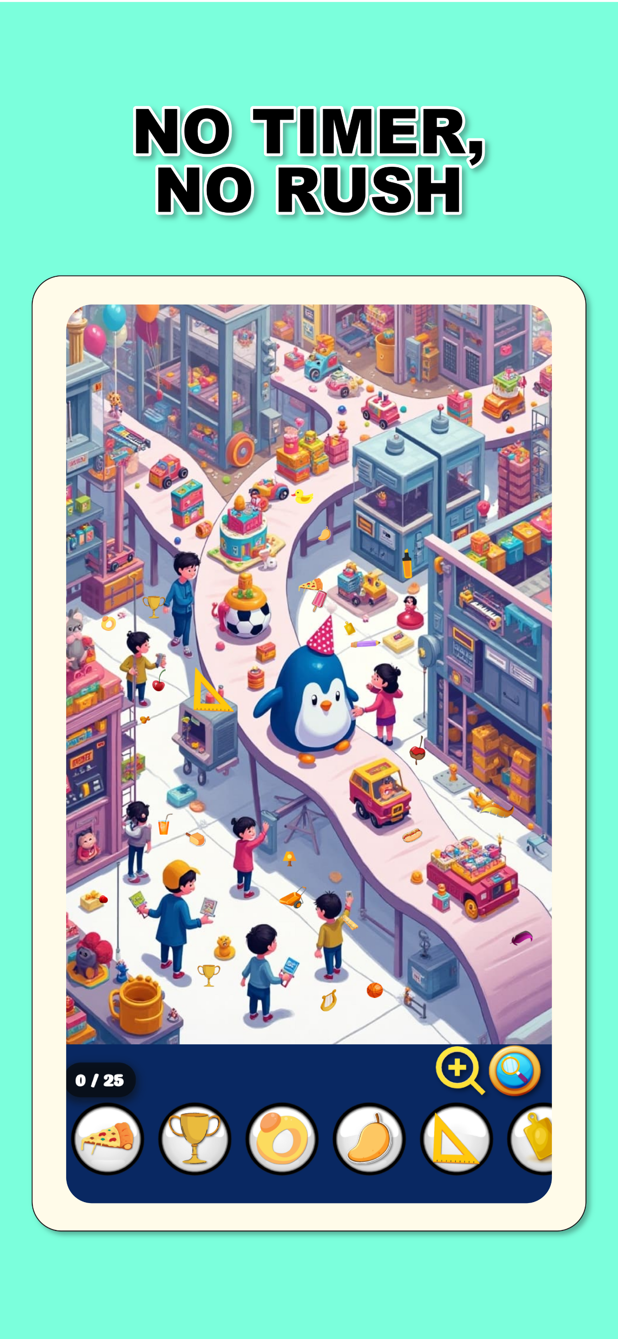 Spot 25 Hidden Objects Game Game Screenshot