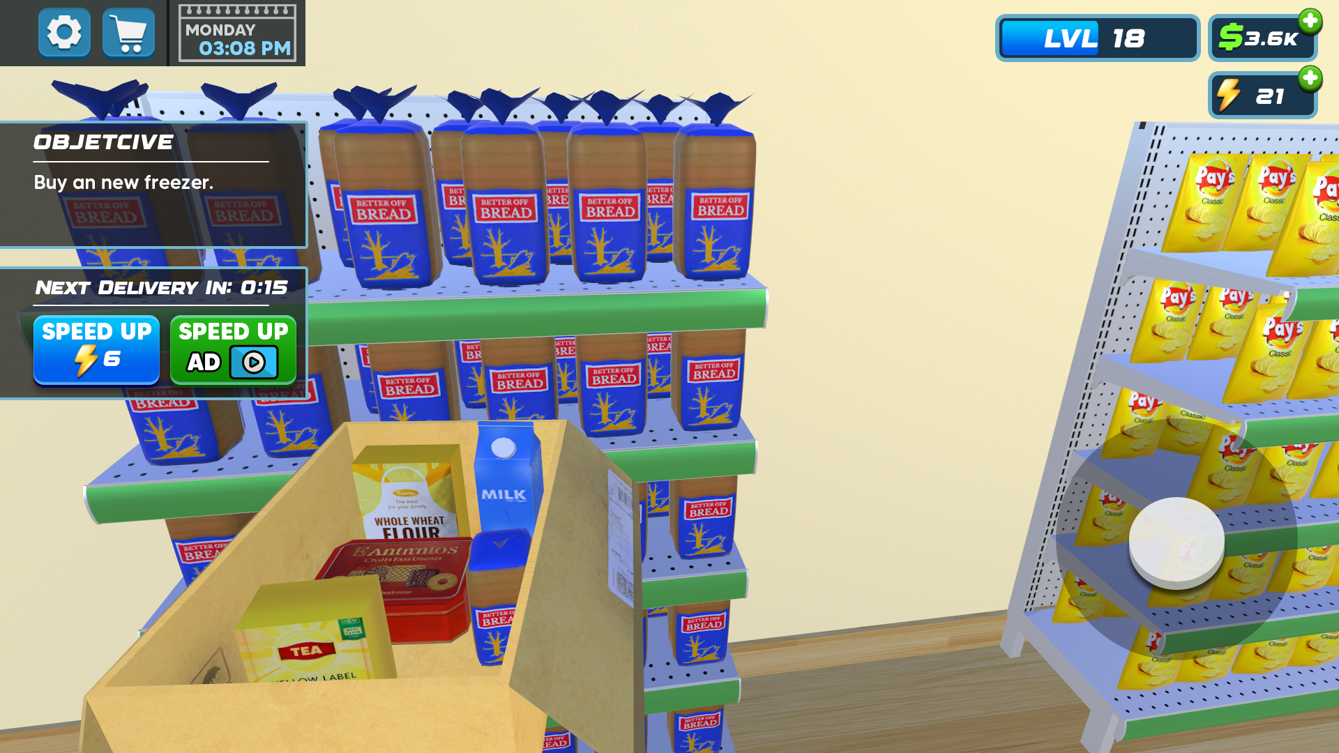 Screenshot of Supermarket Manager 3D Store