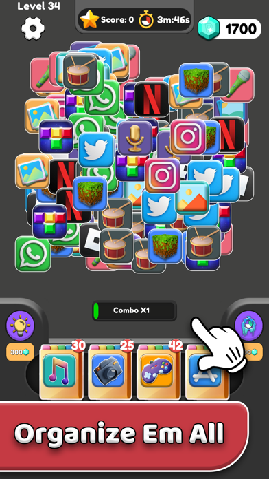 Organize Em All Game Screenshot