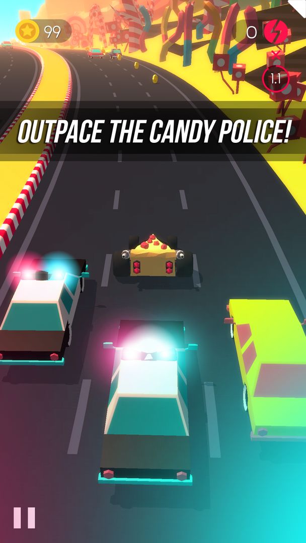 Candy Crash Derby 게임 스크린 샷