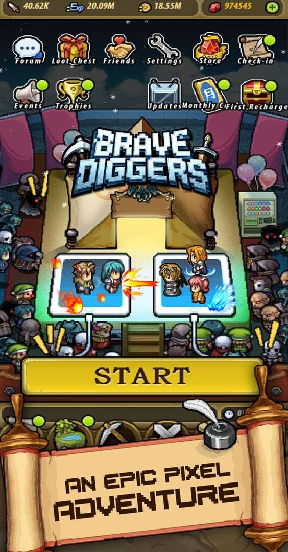 Brave Diggers screenshot game