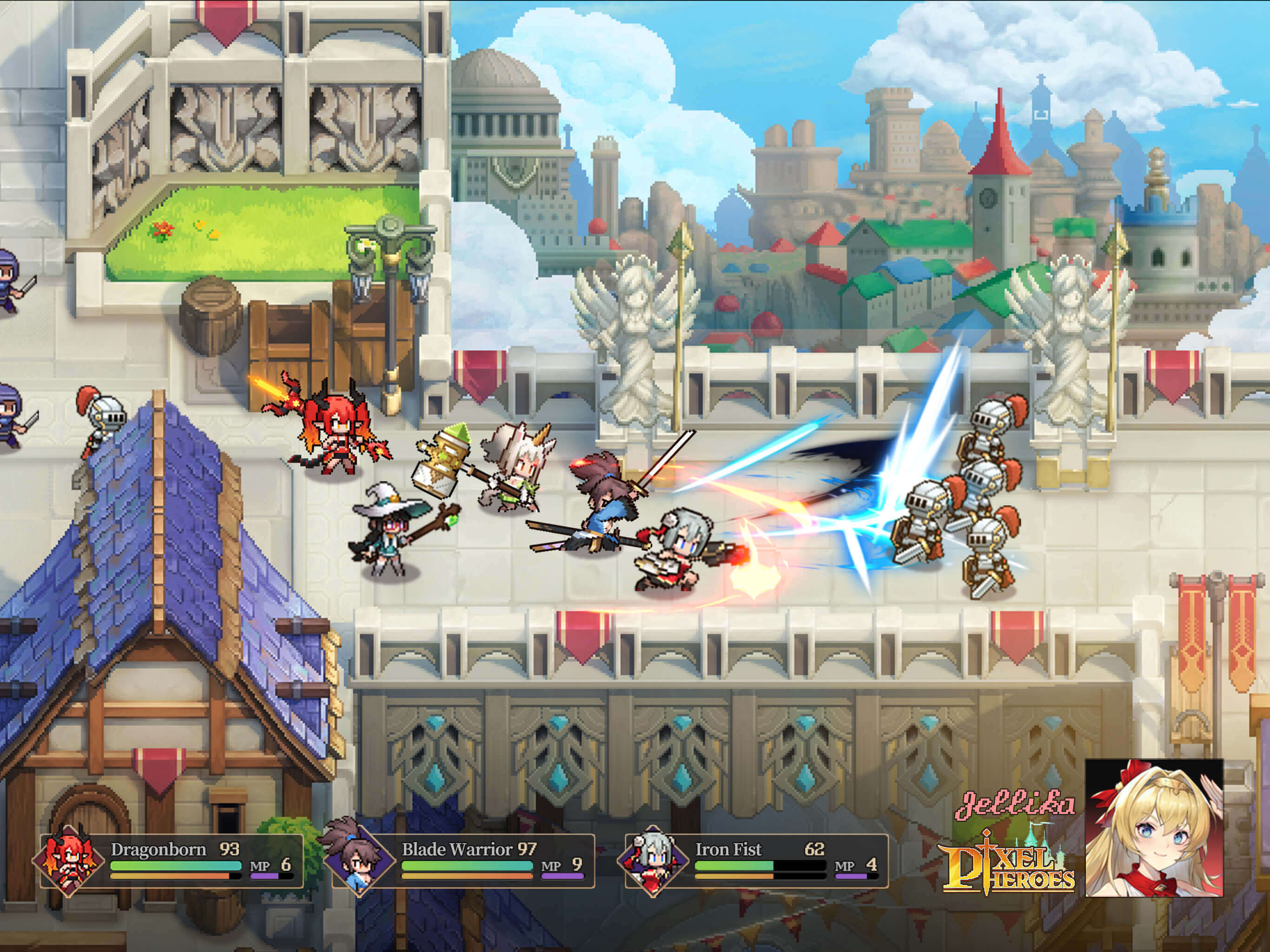 Pixel Heroes: Emond Saga Game Screenshot