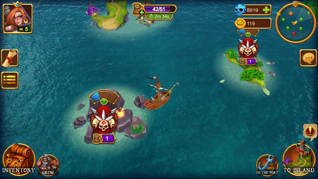 ☠️  Rise of Pirates ☠️ screenshot game