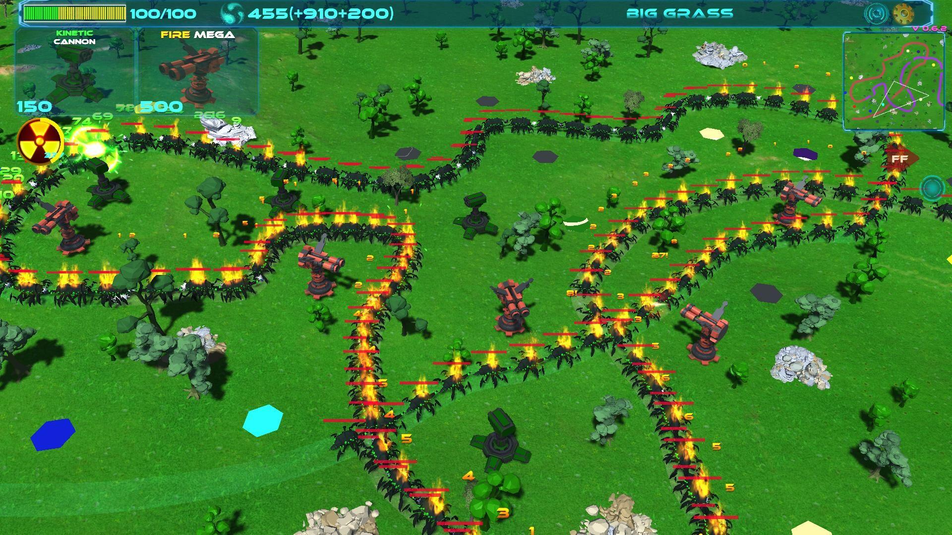 Xenocrystal TD Game Screenshot