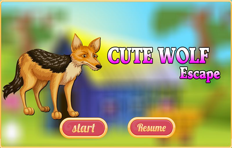 Screenshot of Free New Escape Game 102 Cute Wolf Escape