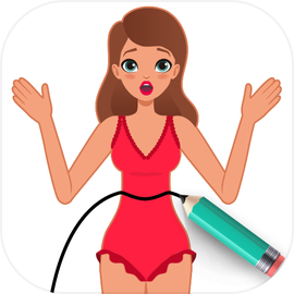 Draw one part - Fun drawing