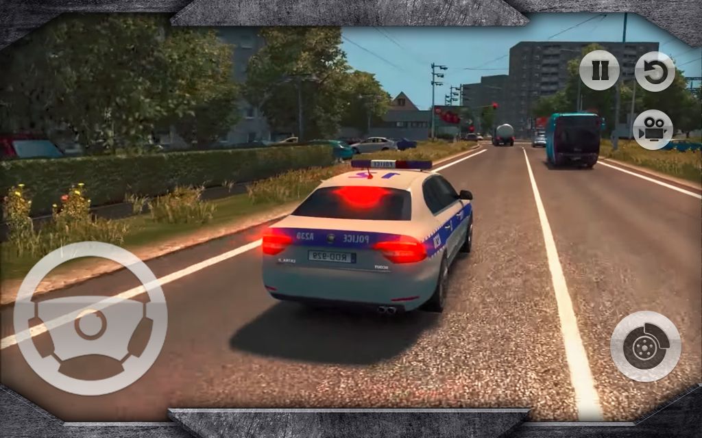 Screenshot of Police Car : Offroad Crime Chase Driving Simulator