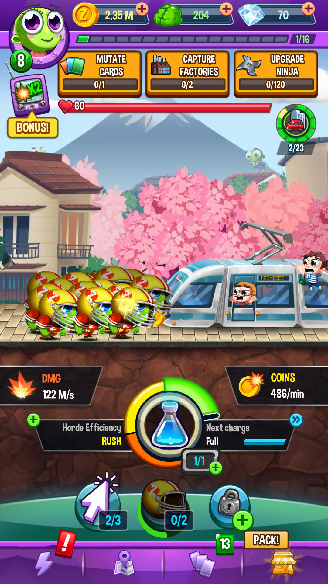 Idle Rush : Zombie Tsunami android iOS-TapTap