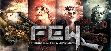 Banner of Four Elite Warriors 