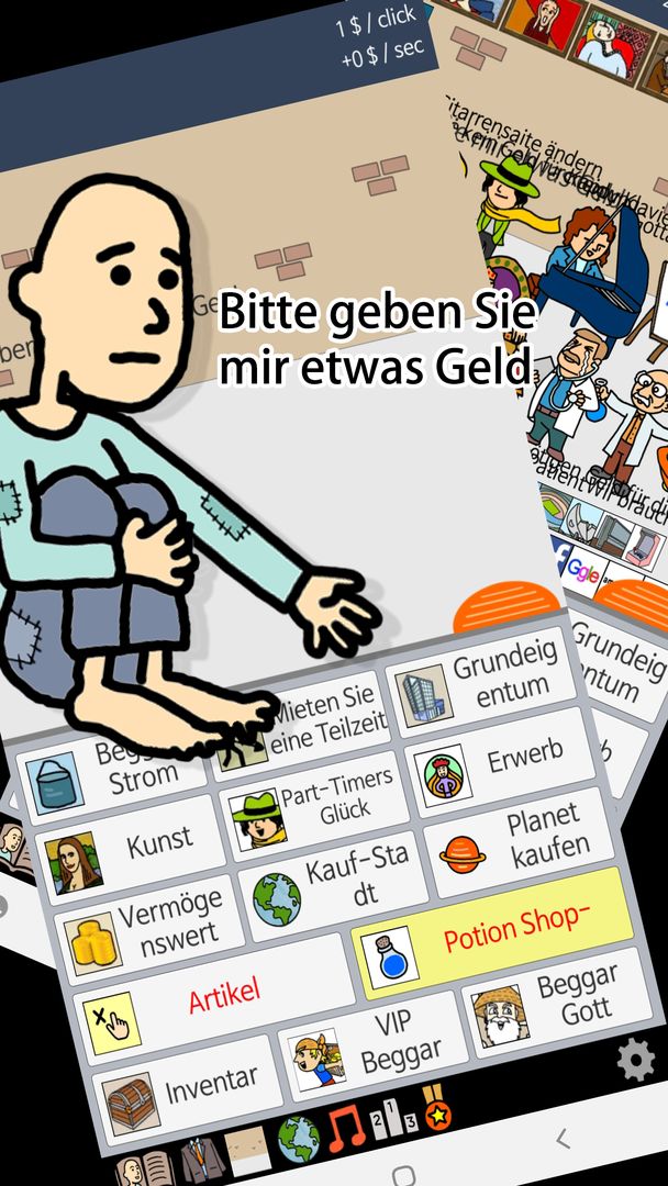 Beggar Leben screenshot game