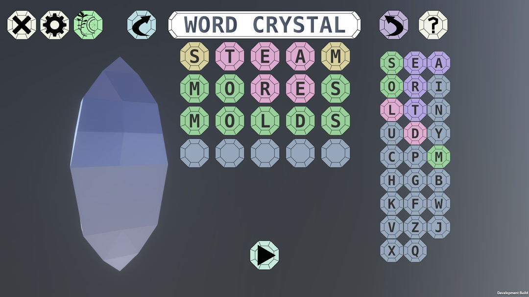 Word Crystal ภาพหน้าจอเกม