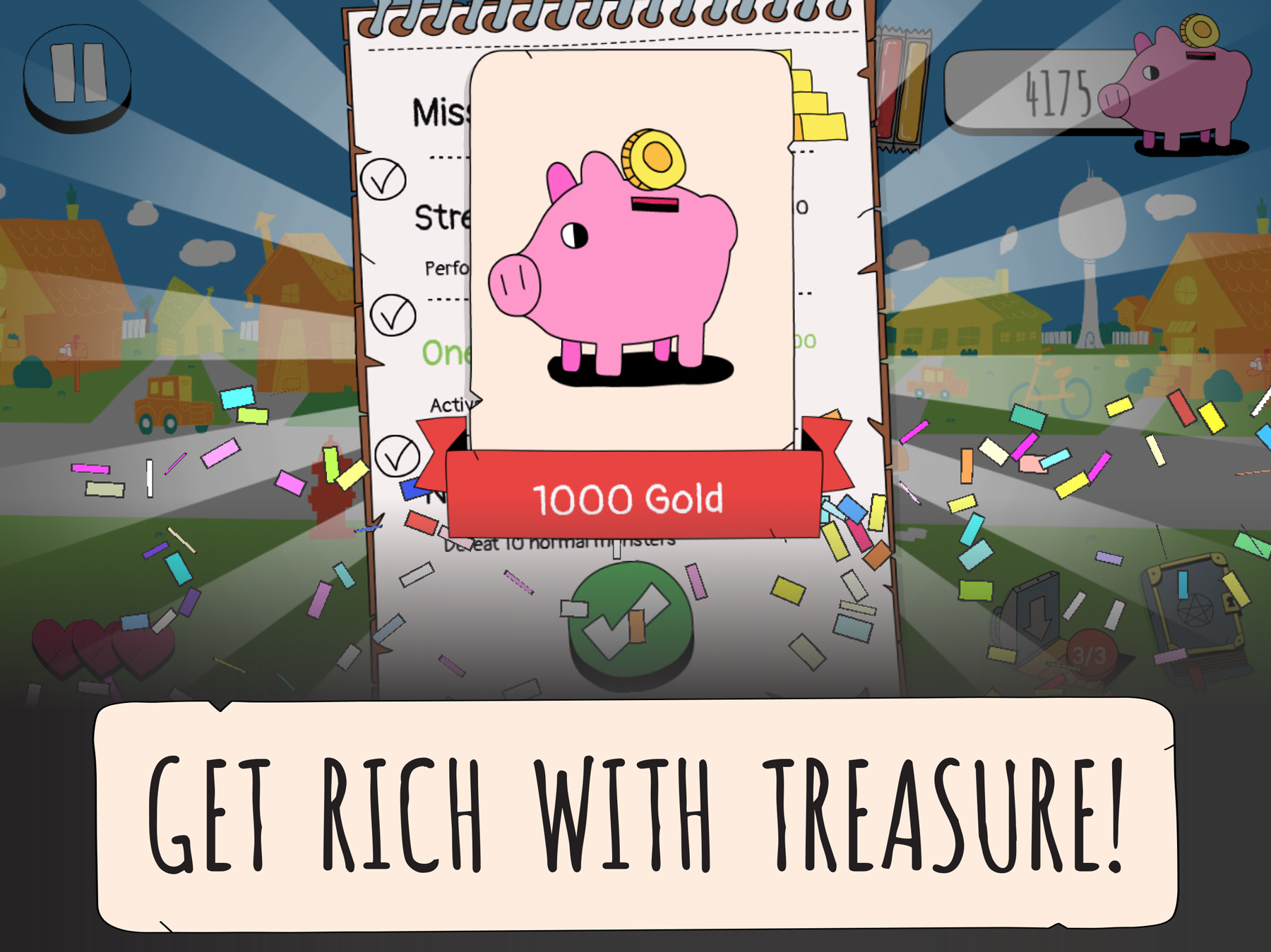 Captura de Tela do Jogo Knights of the Card Table - Du