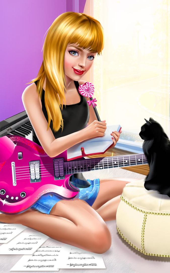 Pop Music Princess Fashion Spa screenshot game