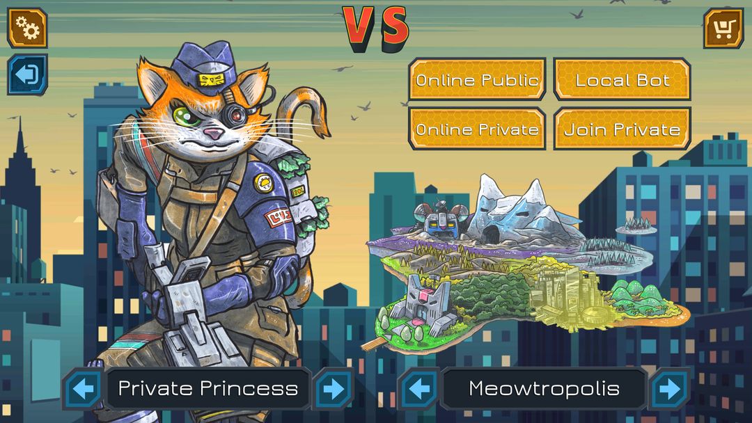 Meow Wars: Card Battle screenshot game
