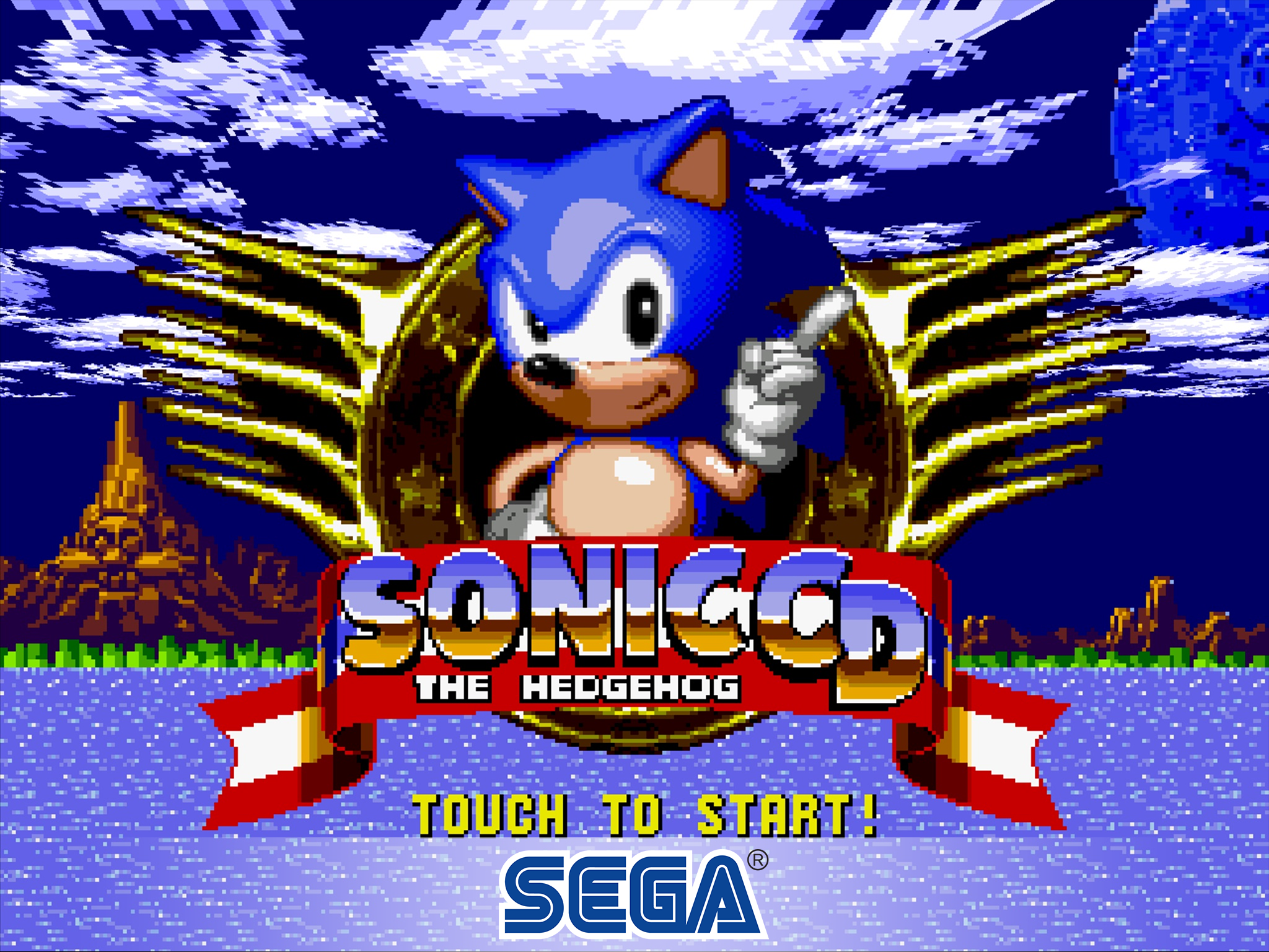Sonic CD Classic Game Screenshot
