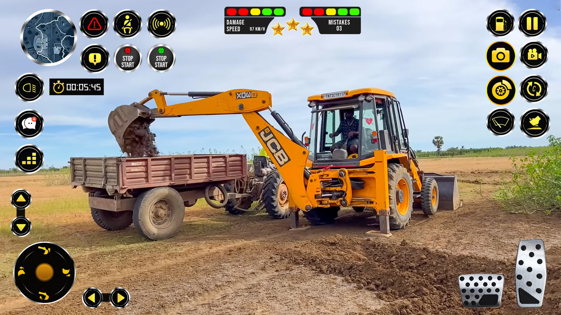 Screenshot 6 of Real JCB Snow Excavator Game 