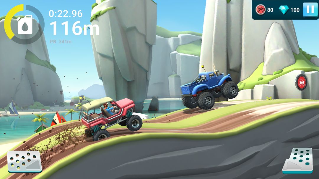 MMX Hill Dash 2 – Offroad Truck, Car & Bike Racing ภาพหน้าจอเกม