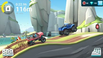 Cuplikan Layar Game MMX Hill Dash 2 – Offroad Truck, Car & Bike Racing