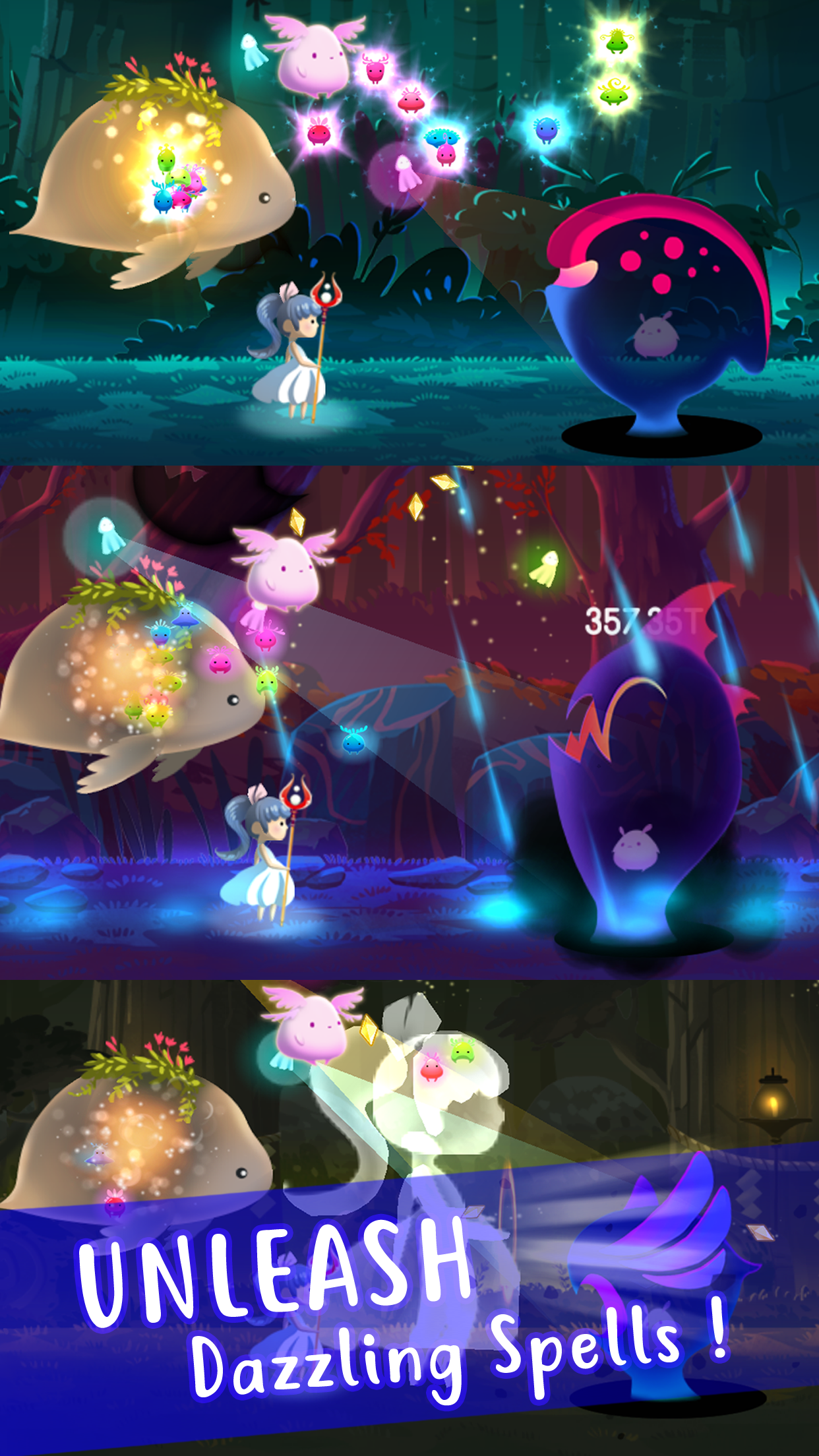 Light a Way: Tap Tap Fairytale Game Screenshot
