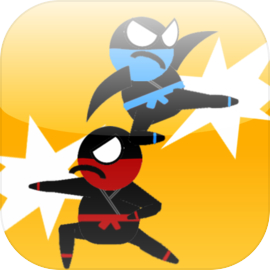 Jumping Ninja Fight : Two Player Game