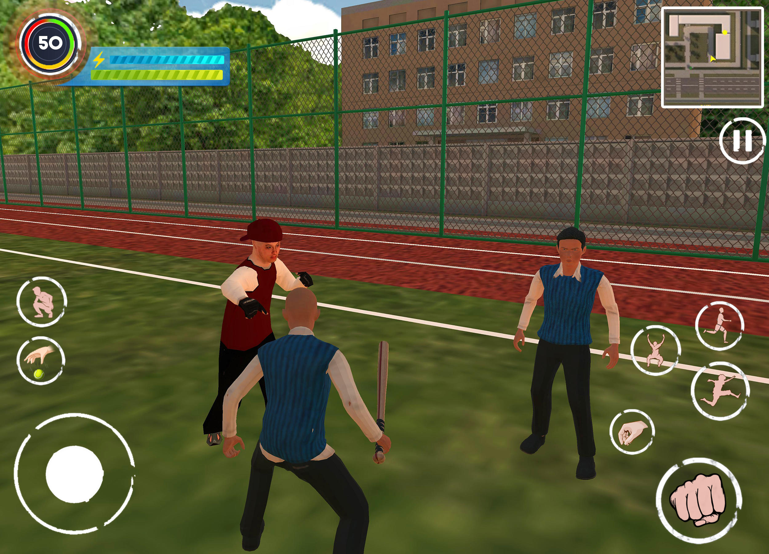 Screenshot of Bad Bully Guys School Fight