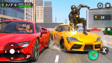 Black Panther Hero Crime City Game Screenshot