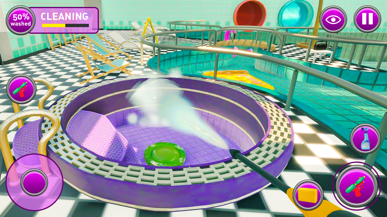 Screenshot 4 of Pool Cleaning Sim Games 23 