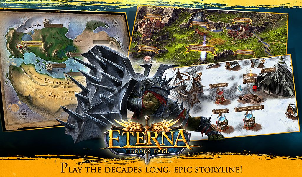 Eterna: Heroes Fall - Deep RPG screenshot game