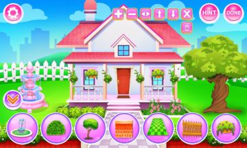 Create your own doll house Game Screenshot