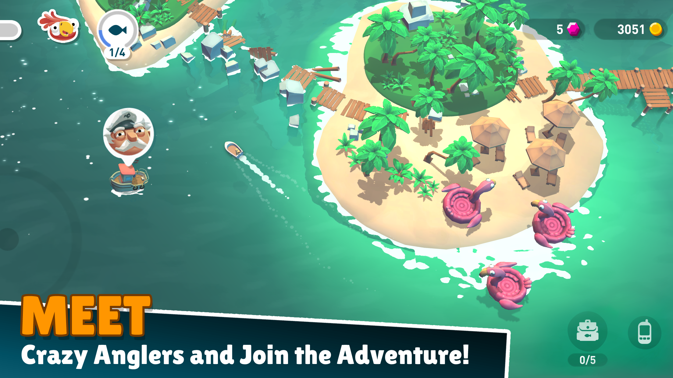 Creatures of the Deep: Fishing Game Screenshot