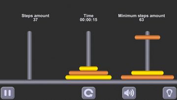 The Tower of Hanoi. (ad-free) Game Screenshot