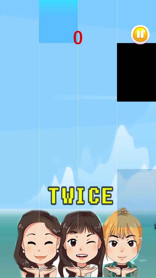 Screenshot of Kpop Twice Piano Game 2019