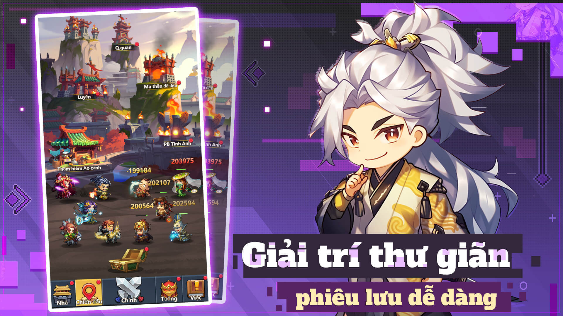 Ảnh chụp màn hình của video của Mini Heroes: Đại Chiến Tam Quốc